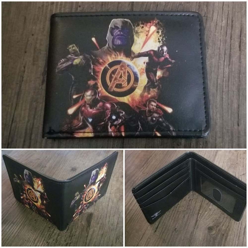 Avengers Wallet - vegan leather - Brand New